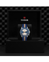 Tudor Heritage Chrono Blue Opaline and blue dial, Fabric strap (watches)